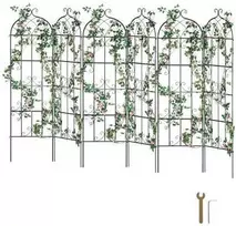 Vevor Metalinis sodo grotelės vijokliniams augalams 180x51 cm