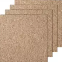 Vevor Tamsios rudos kilimų plytelės 50x50 cm su paminkštinimu