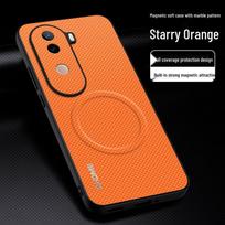 Vivo V40e/Lite 5G Case: Full Coverage, Anti-Drop, High-End Magnetic Suction, Patterned Design V40e žvaigždėta oranžinė spalva