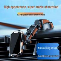 Universal Gravity Sensor Car Mount: Suction Cup Telescopic Phone Holder juoda