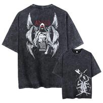 New Arrival Mens Clothes Tee Shirt Homme Graphic TShirts Men Tshirt for MenS Men Casual Fashion Harajuku Washed Cotton S