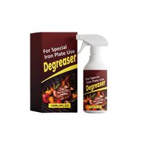 120ml Kitchen Degreaser Spray for Oven Stove Grill Heavy Duty Grease and Oil Stain Remover Suitable for Iron Plates and Cooking Appliances One Size raudona