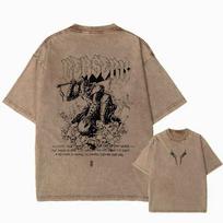 Vintage Anime Berserk Printed Tshirt Men Women Yk Tshirts Manga T Shirt Harajuku Unisex Washed Cotton Tee S