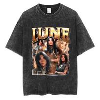 Game Clair Obscur Expedition  Vintage Washed T Shirt Men Women Otaku Lover Cosplay Tshirt Man Casual Funny Oversized Tshirts S