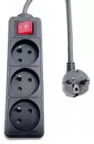 MicroConnect 3 padėčių maitinimo laido įjungimo/išjungimo jungiklis, prancūziškas E tipo, 1,5 m