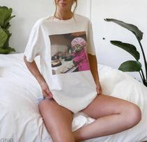 Housewife Cat T-Shirt, Funny Ironic Cat, Brainrot T-T-Shirt S