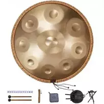Vevor 22 cm 9 natų plieno būgnelis su lazdeliu