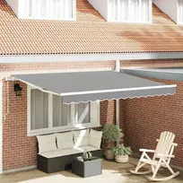 Markizės rėmas Balta 300 x 250 cm Aliuminis