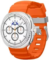 „Spigen“ silikoninė apyrankė, oranžinė - „Samsung Galaxy Watch 8“ 46 mm/44 mm/40 mm