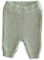 Mushie megztos kelnės Chunky Knit Pants Light Mint (įvairūs dydžiai)