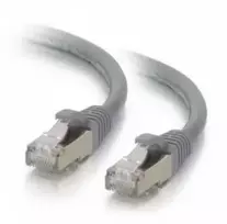 Mercodan 371911015, 1,5 m, Cat6a, S/FTP (S-STP), RJ-45, RJ-45, pilkas
