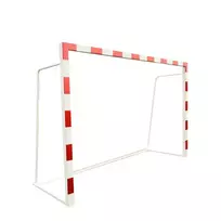 Profesionali futbolo vartai su tinklu 300x200 cm - Raudonai baltas