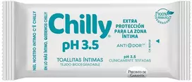 CHILLY POCKET intimate wipes ph 3.5 12 u