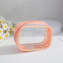 1PC PVC Transparent Mini Storage Bag Mystery Bag Keychain Storage Bag Cute Doll Bag Storage Bag Earphone Charger Storage Bag rožinė