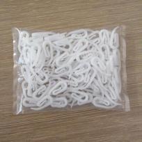 100 vnt. Balti kabinami užuolaidų kabliukai Namų plastikiniai užuolaidų kabliukų laikikliai Langų pakabos Užuolaidų strypai Bėgelių priedai balta