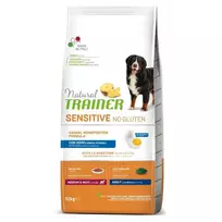 Natural Trainer ADULT DOG SENSITIVE be gliuteno Medium/Maxi EGG (kiaušinis) 12kg