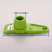 Mini Garlic Grinder 1pc, Creative Garlic Press Masher, Handheld Garlic Crusher Green Kitchen Tool for BBQ šviesiai pilka spalva
