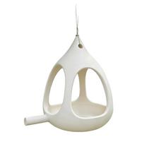Outdoor Hanging Bird Feeder Durable Ceramic Material Open Design Suitable for Garden Patio Balcony Use Easy to Hang with Metal Hook one size balta