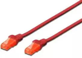 Digitus Pajungimo kabelis KAT6 UTP, raudonas, 7,0 m, be halogenų, AWG26 LSZH, CU
