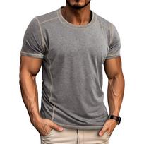 Mens T-Shirts Casual Crew Neck T Shirts for Man Short Sleeve Mens T Shirt Soft Cotton T-Shirts for Men Comfortable Fit M