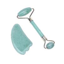 Natural Jade Guasha Facial Massage Jade Roller Face Body Massager Beauty Tool