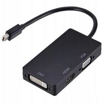 Adapter Mini Displayport Dp Do Hdmi 4K Vga Dvi Mac