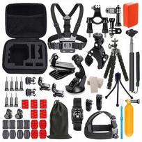 Zestaw 61W1 Akcesoria Do Gopro Hero 12 11 10 9 8 7 6 5 Black
