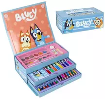 CERDÁ Bluey colouring stationery case