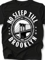2026 Men's T-shirts, Crew Neck No Sleep Till Brooklyn 100% Cotton T-shirt Printed T-shirt, Casual Simple Summer Cooling T-shirt S įvairiaspalvis