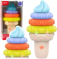 Lean Toys Muzikinis edukacinis žaislas mažyliams su šviesomis ir garsais