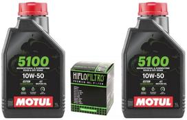 Oryg Olej Motul 5100 10W50 2L + Filtr Hiflo Hf155 Hf156 Ktm Duke Lc4 Smc