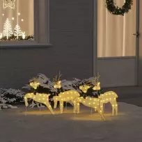 LED elniai 4 pcs Auksinė audinys