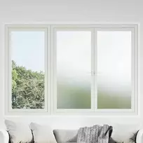 Savaime prisiklijuojanti langų plėvelė Frosted Balta PVC
