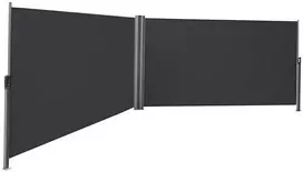 Songmics Šoninė markizė, 160x600 cm, pilka