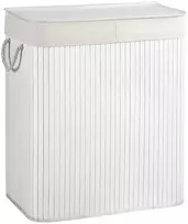 Songmics Skalbinių krepšys, 51,5x31,5x61,5 cm, balta