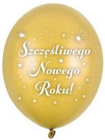 Balony Szczęśliwego Nowego Roku! 14 Cali  1 Szt.