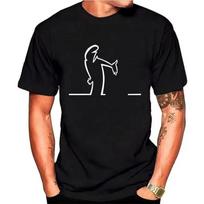 2025 New Men's Summer Cotton Crew Neck T-Shirt Printed Pattern Simple Versatile Large Size Comfortable Short Sleeve Top S įvairiaspalvis