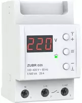 ZUBR D25 vienfazė įtampos apsaugos relė