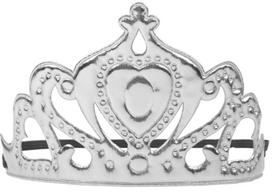 Diadem Tiara Korona Księżniczki Królowej Srebrna