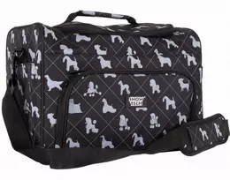 Show Tech Deluxe Grooming Bag – Erdvus audinio organizatorius su šunų veislių atspaudu, 40x26x28cm