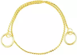 „Show Tech“ gyvatės grandinėlė, auksas – elegantiška metalinė aukso parodinė grandinė, 55 cm ilgio