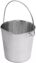 Show Tech Plokščias Šoninis Nerūdijančio Plieno Kibiras – 950 ml, Patvarus Plokščio Krašto Dizainas