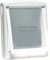 PetSafe Staywell Original 2 krypčių naminių gyvūnėlių durelės Baltos – Klasikinis mažas dydis, patvarus atvartų dizainas