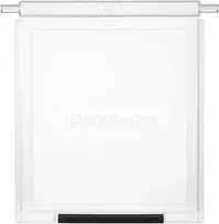 PetSafe 2 krypelių atvartas – didelis, patvarus, lankstus skydelis, skirtas „Staywell Original“ durims