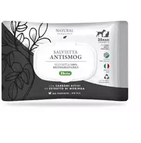 Natural Derma Pet Valymo servetėlės Anglis Moringa Apsaugančios nuo smogo