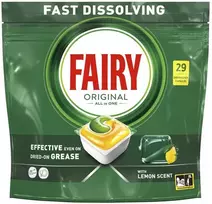 Kapsulės indaplovei FAIRY ALLINONE LEMON 29VNT