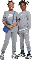 Nike Sportinis Kostiumas Paaugliams K Nsw Tracksuit Poly Crew Hbr Pilkas FD3090 084