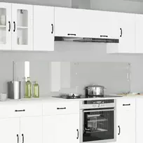 Virtuvės atbraila 2 pcs Skaidrus 100 x 50 cm grūdintas stiklas