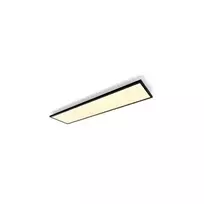 Lubinis šviestuvas Philips Hue Aurelle rectangular panel light, Juodas, 120 x 30 cm | 2200-6500 Hue Baltas Ambiance