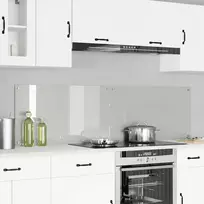 Virtuvės atbraila 2 pcs Skaidrus 90 x 50 cm grūdintas stiklas